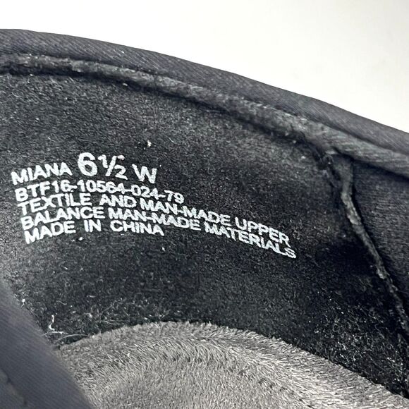 Baretraps "Miana" Memory Foam Black Shoes Flats 6.5W - Picture 9 of 10